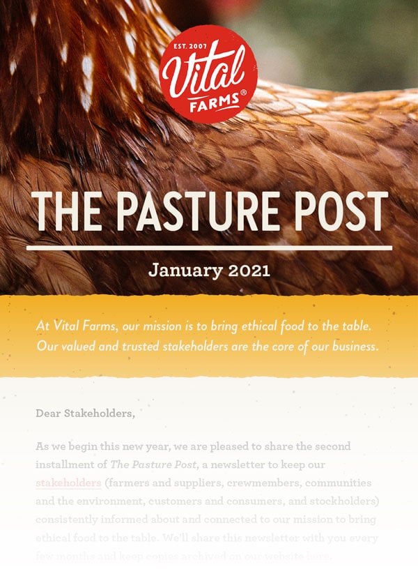 January Pasture Post